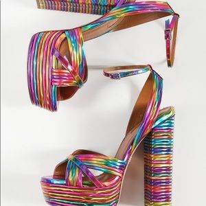 Aquazurra Sundance Plateau 140 (Disco Rainbow)